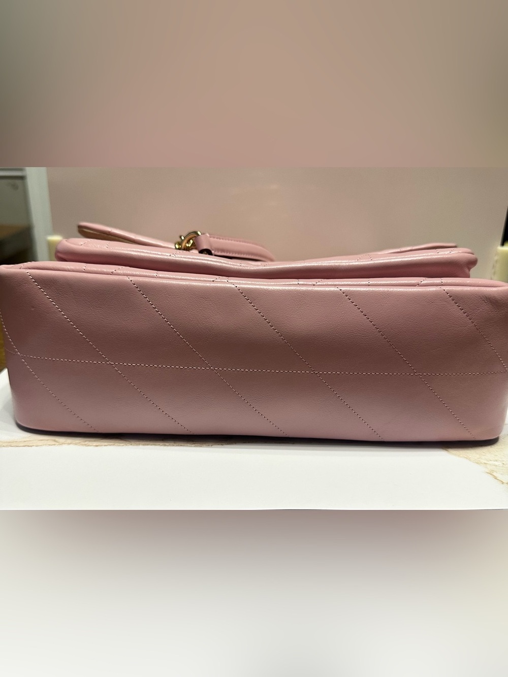 Coach Elodie Quilted Leather Crossbody Bag- Carnation Pink; Style CCZ62 - Picture 7 of 11